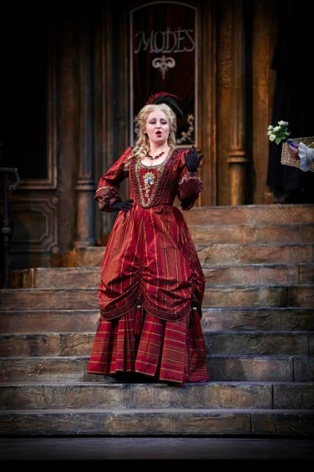 Laura Albino as Mimi in La Bohème